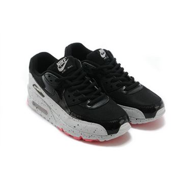 Nike Air Max 90 Womens Shoes Black White Red New Usa